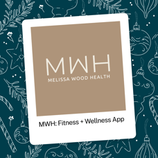 La aplicación MWH: Fitness + Wellness App, creada por la graduada del IIN Melissa Wood-Tepperberg, es un regalo fantástico que ofrece una amplia gama de clases de movimiento consciente.