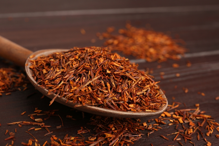 Hojas secas de rooibos