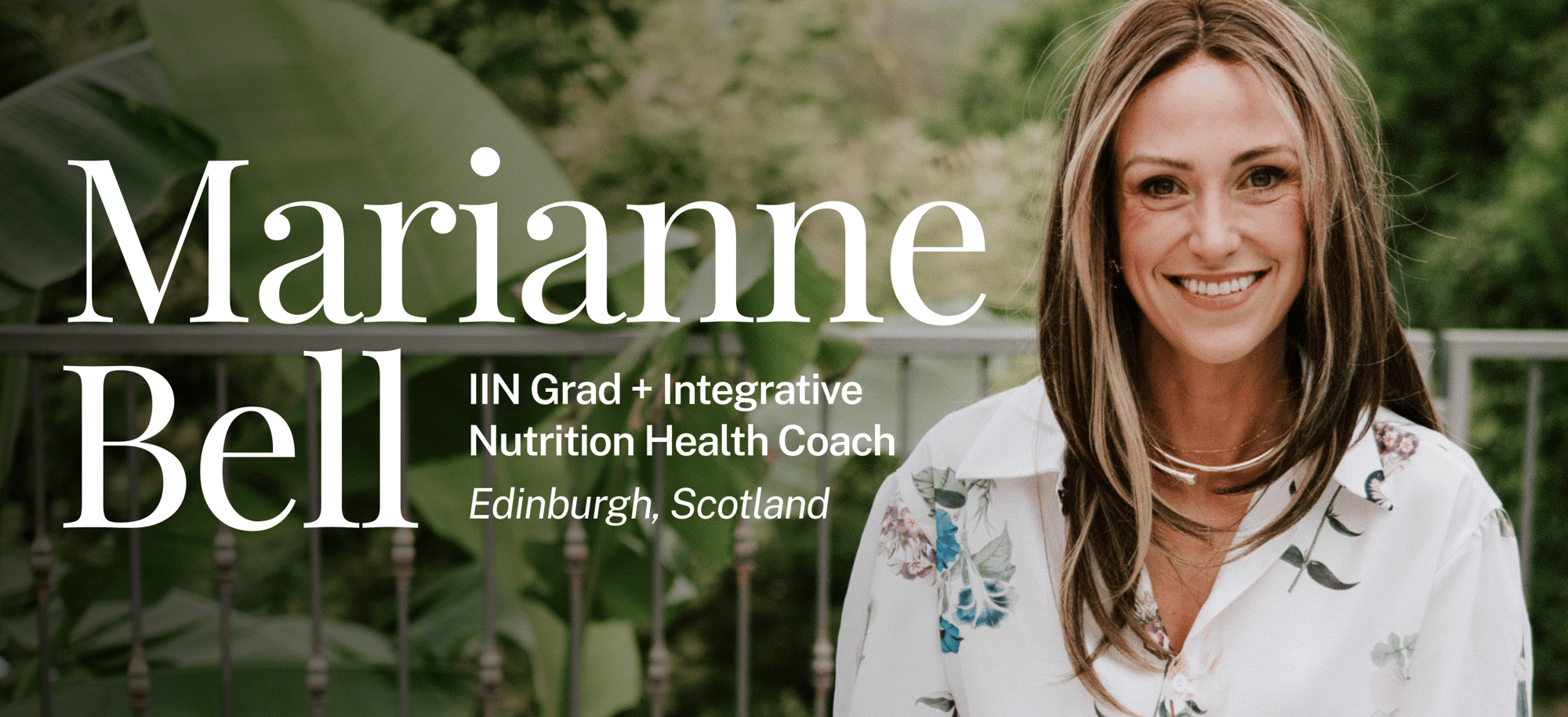 Marianne Bell: Graduada del IIN